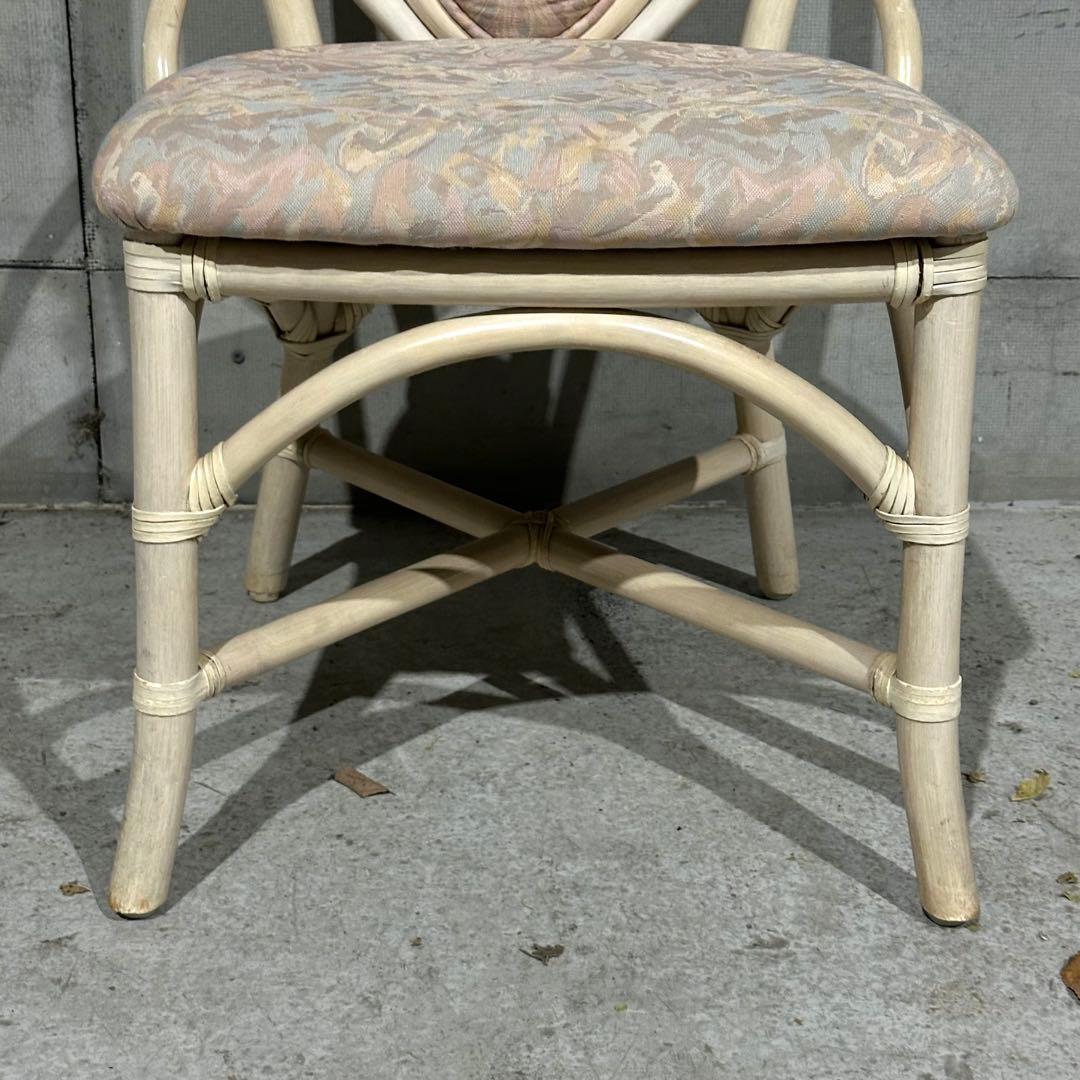 ✦90s✦ アンティーク調 ラタンチェア OLIVER エレガントデザイン