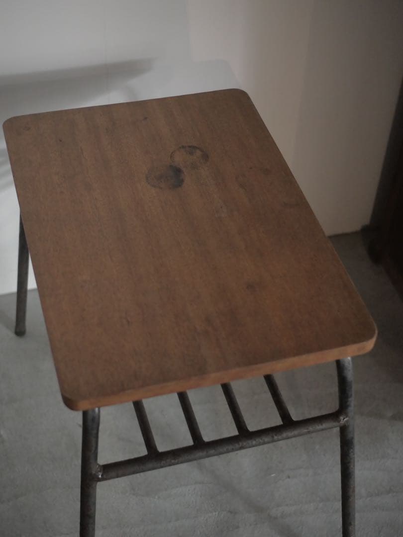 ②コーヒーテーブル　サイドテーブル　机　古家具　古道具　アンティーク　昭和レトロ