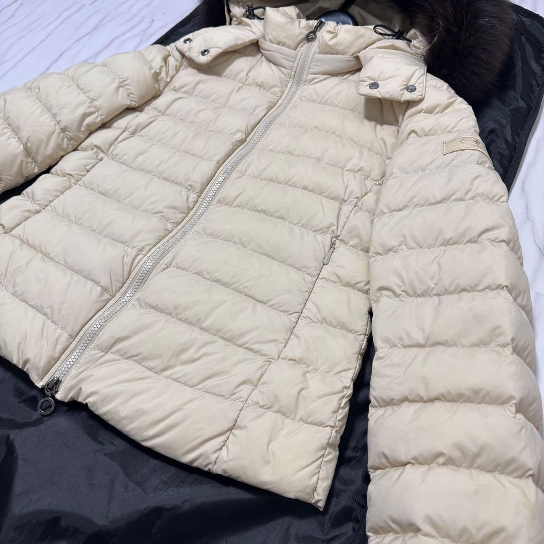 XL✨22年タグ付 タトラス 全面ナイロン ヴァレナ ダウンジャケット ファー