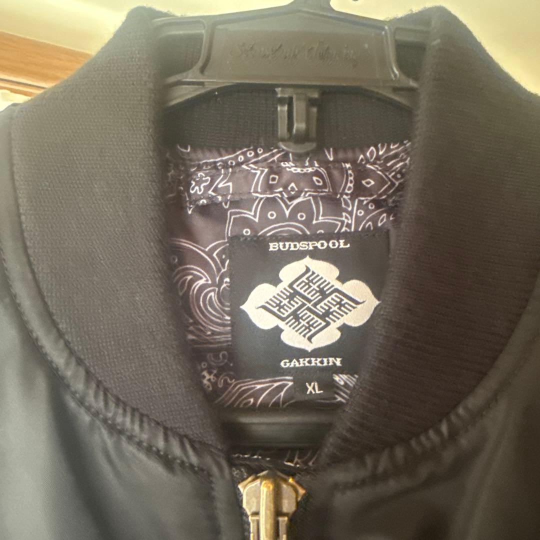GARKIN BUDSPOOL MA-1ジャケット XL ブラック