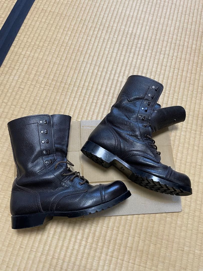 【USED】陸上自衛隊 戦闘服3A相当 半長靴1型 迷彩帽付き PX品