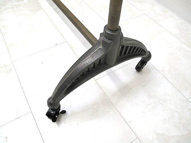 【希少品】西川金太郎 真鍮×鋳物 ハンガーラック W152cm 業務用店舗什器