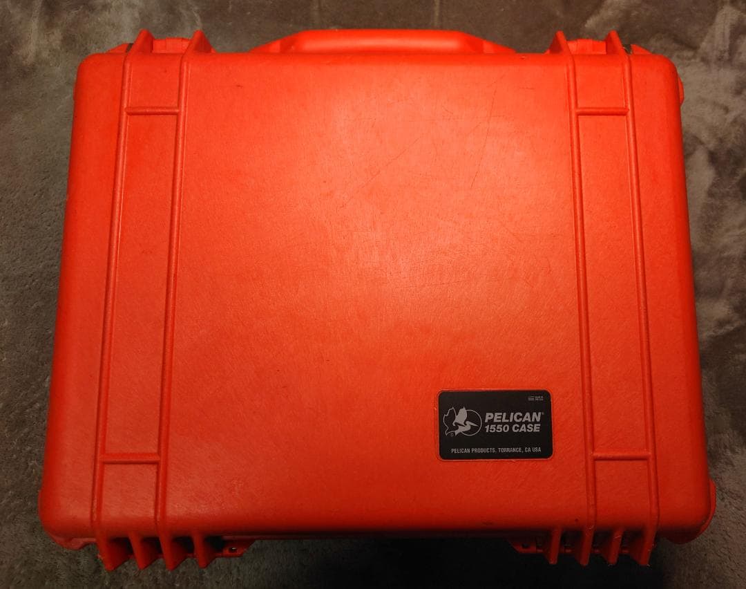 ペリカン ペリカンケース 1550 オレンジ 中型 防水