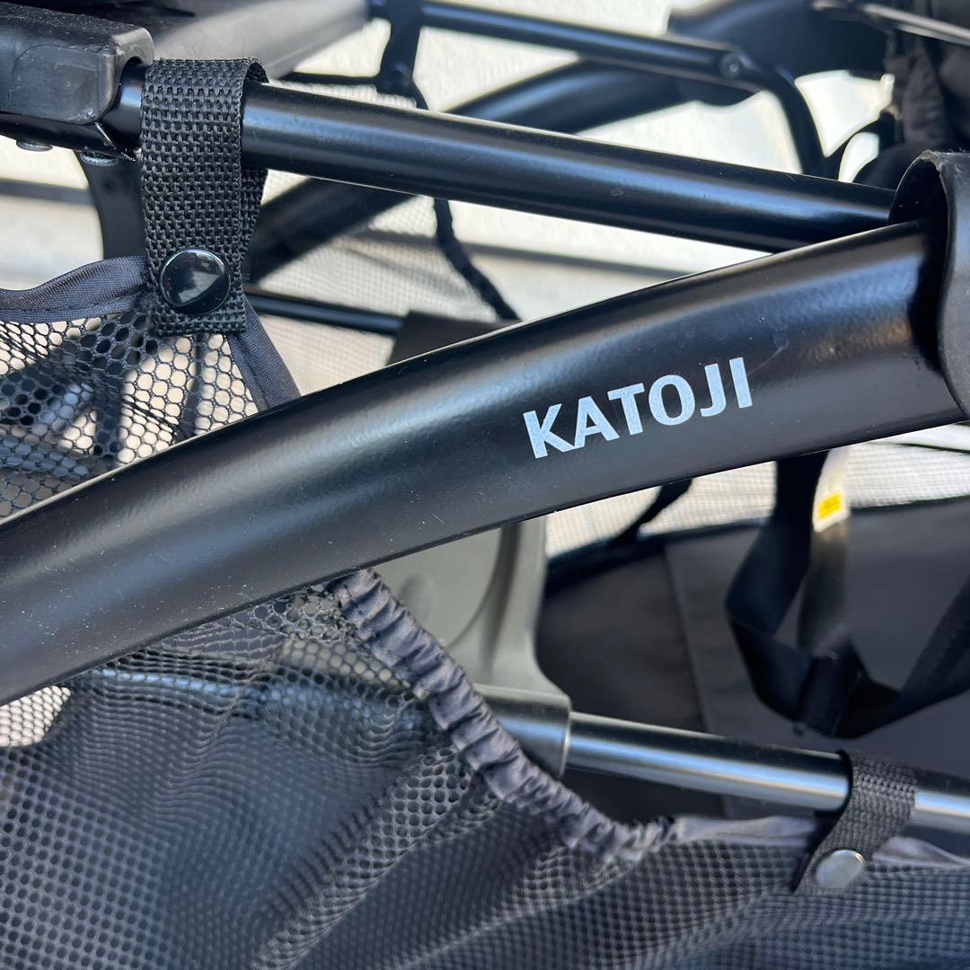 EK様【美品】KATOJI カトージ　2人でゴーDX デニム　2人乗りベビーカー