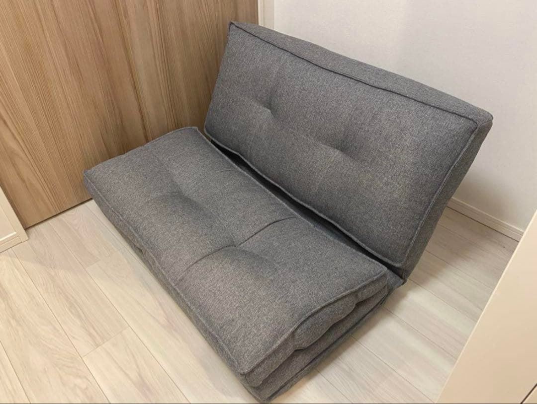 【美品❣️】ニトリ　カジュアルソファキッド3 ローソファ　ソファベッド