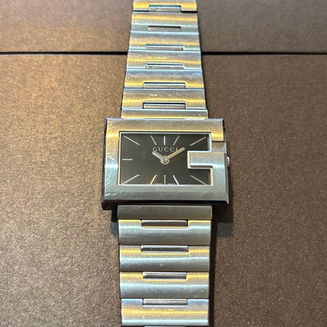 グッチ GUCCI 腕時計 100L ブラック レディース
