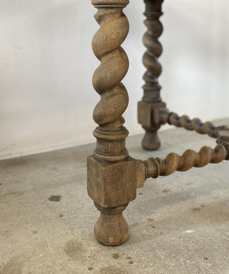 フランス アンティーク Round Oak Table オーク テーブル