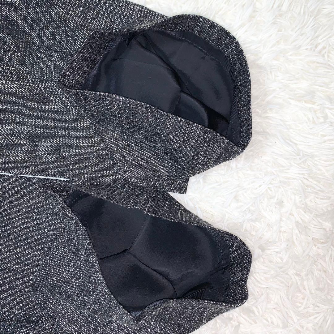 極美品 マッキントッシュロンドン セットアップ パンツスーツ ストレッチ 霜降り