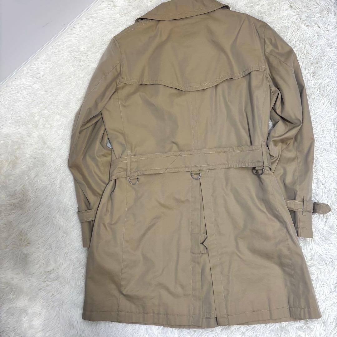 バーバリーロンドン　ダブルブレスト トレンチコート　ノバチェック　サイズL