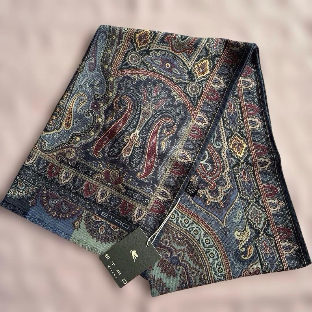ETRO ペイズリー柄 ストール/マフラー　新品タグ付き　ユニセックス