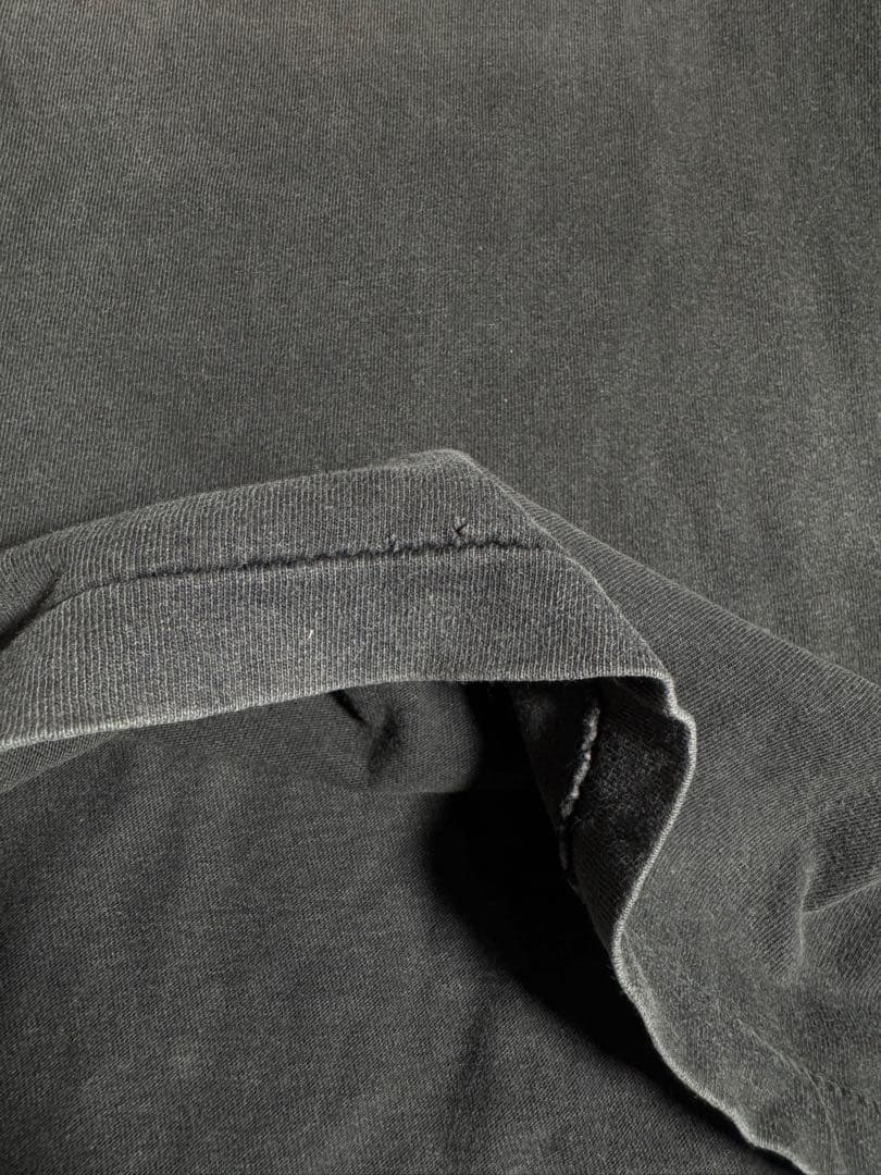 【スケート】90s〜00s タグ無 ZORLAC ロゴ ロンT M相当 黒