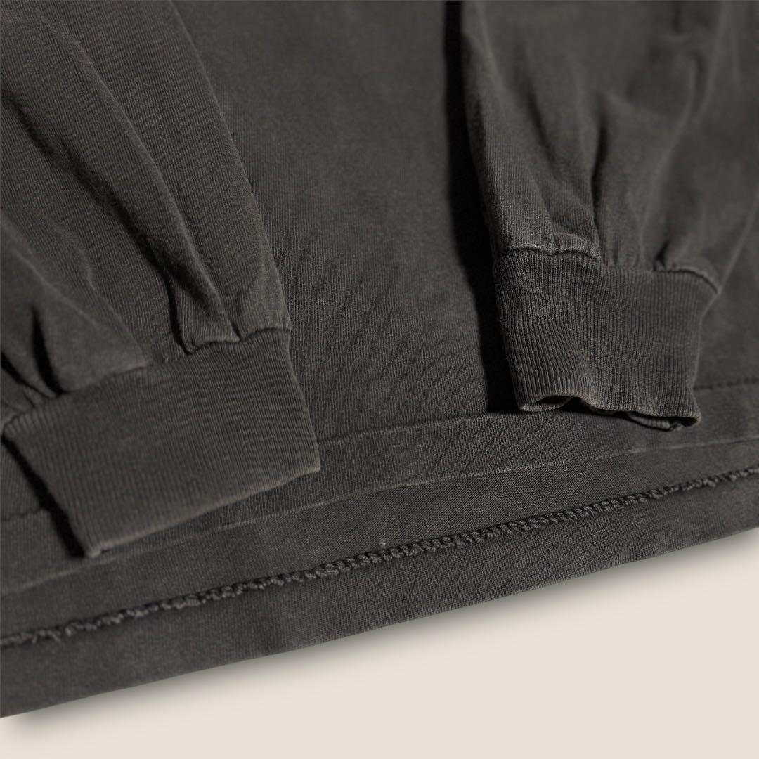 【スケート】90s〜00s タグ無 ZORLAC ロゴ ロンT M相当 黒