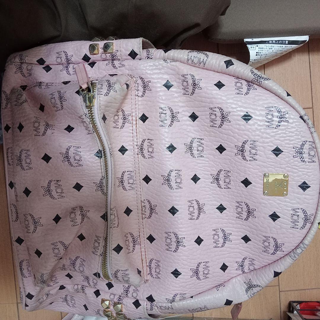 MCM　ピンク　バックパック　リュック