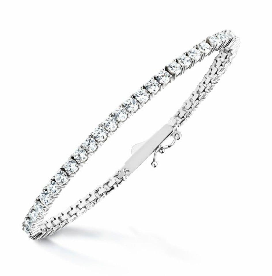 シルバー テニスブレスレット5ct ニューヨークからの贈り物