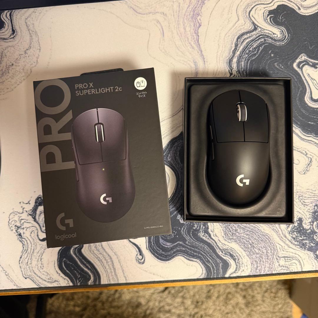 【美品】logicool gpro x superlight 2c black