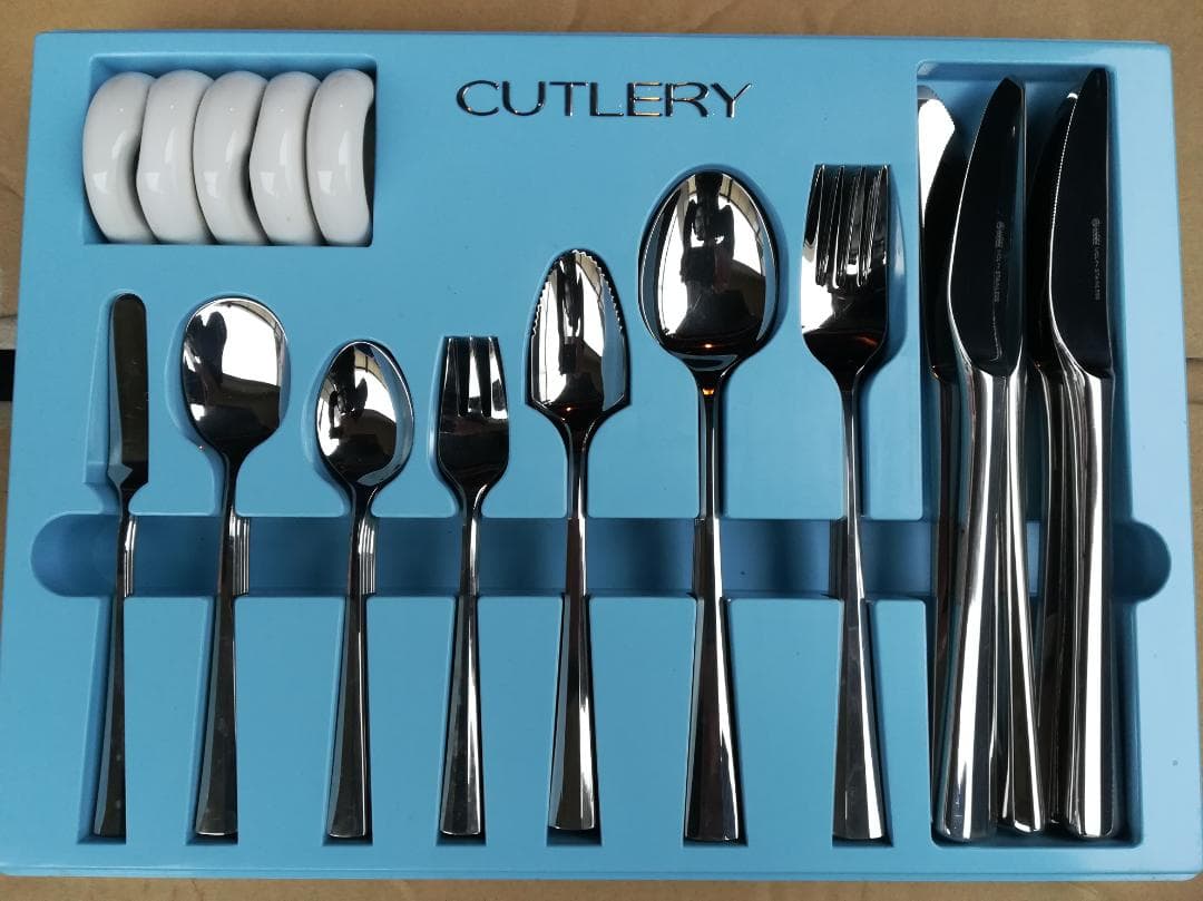 Lucky Wood ステンレスカトラリーセット 開封済み