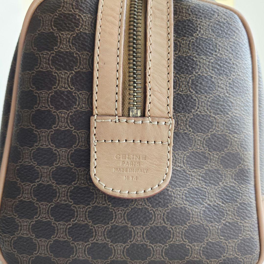 ⭐CELINE⭐ 美品 セリーヌ トリオンフ　ミニボストンバッグ マカダム柄