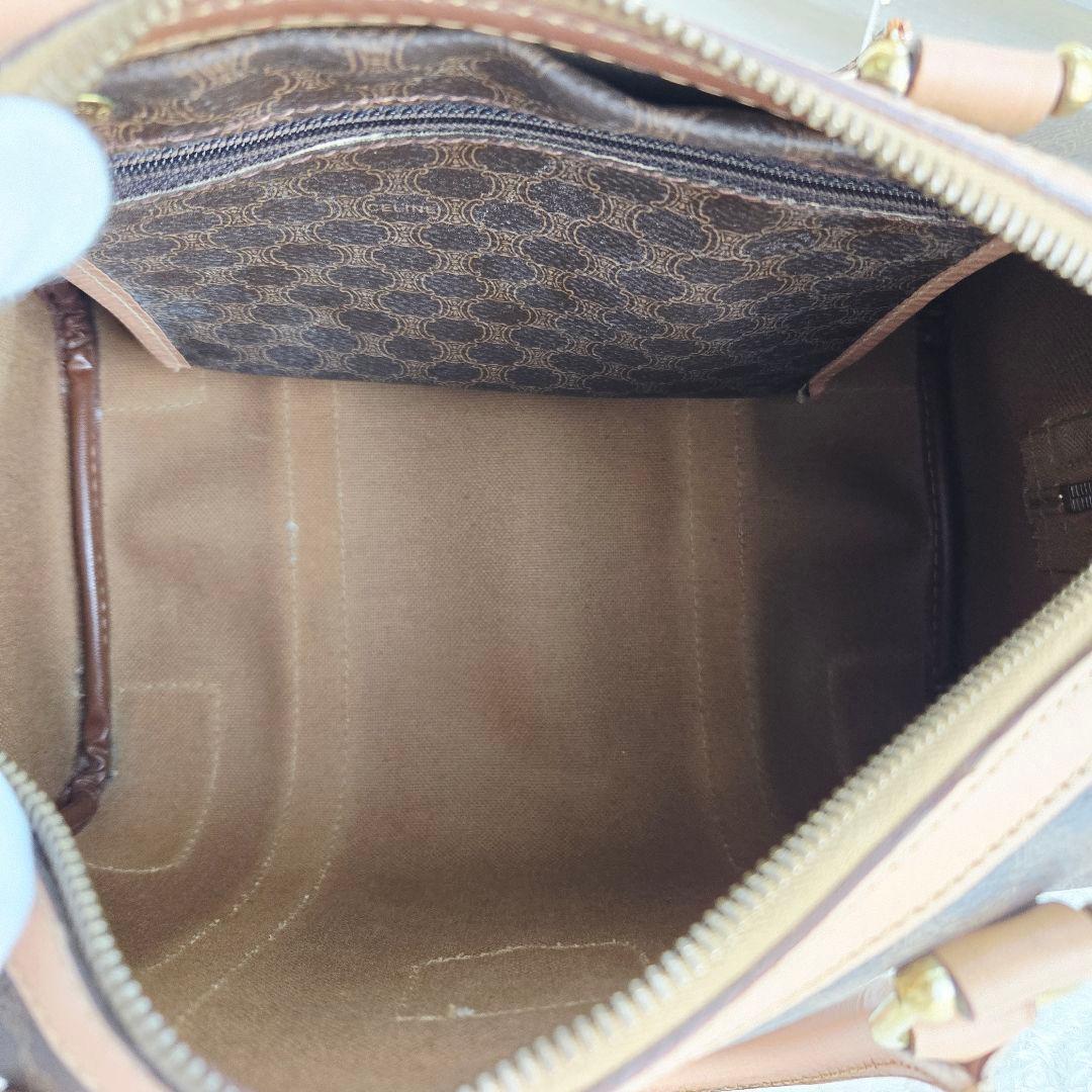 ⭐CELINE⭐ 美品 セリーヌ トリオンフ　ミニボストンバッグ マカダム柄