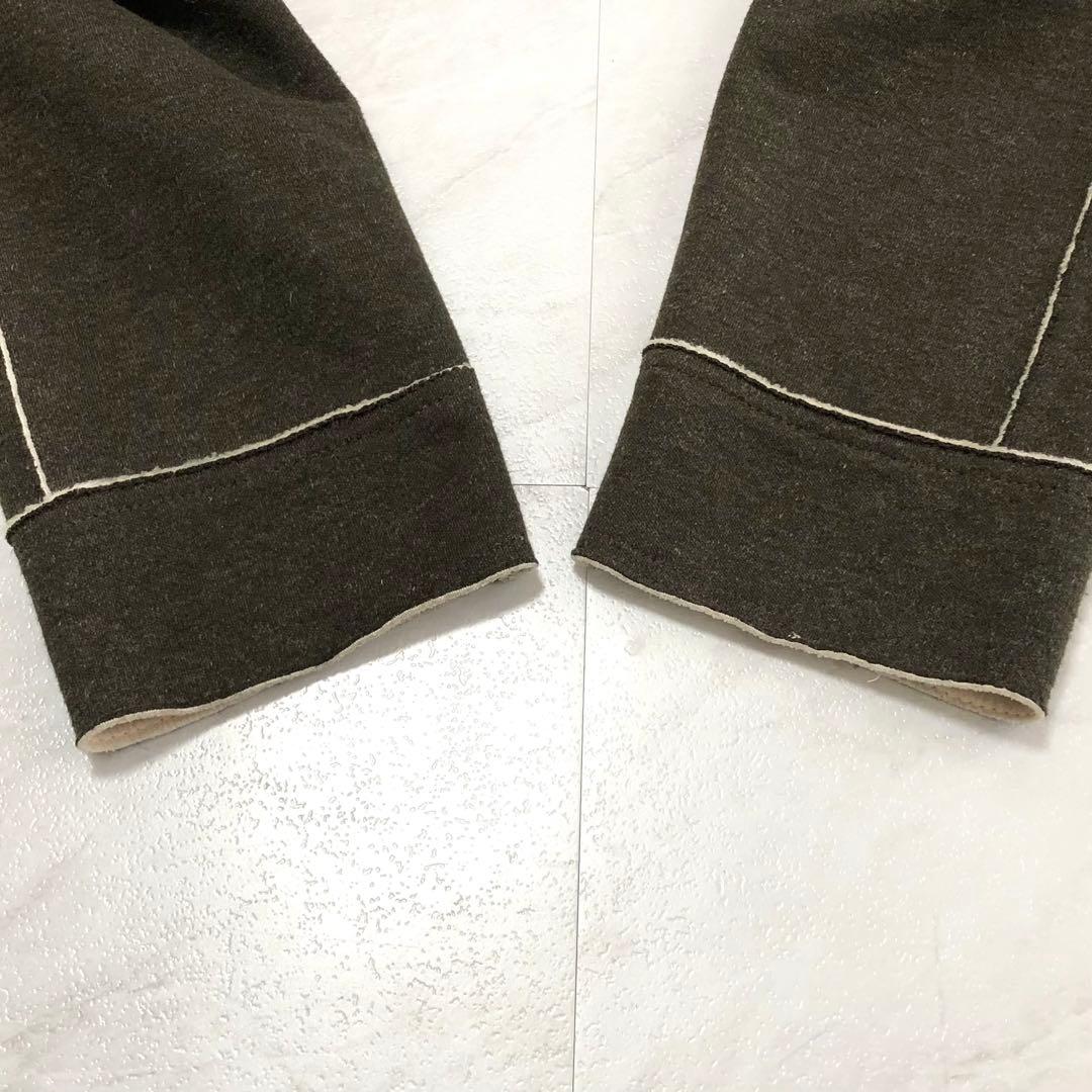 【希少】 FENDI ウール コート ダブルフェイス カーキ ロング 40