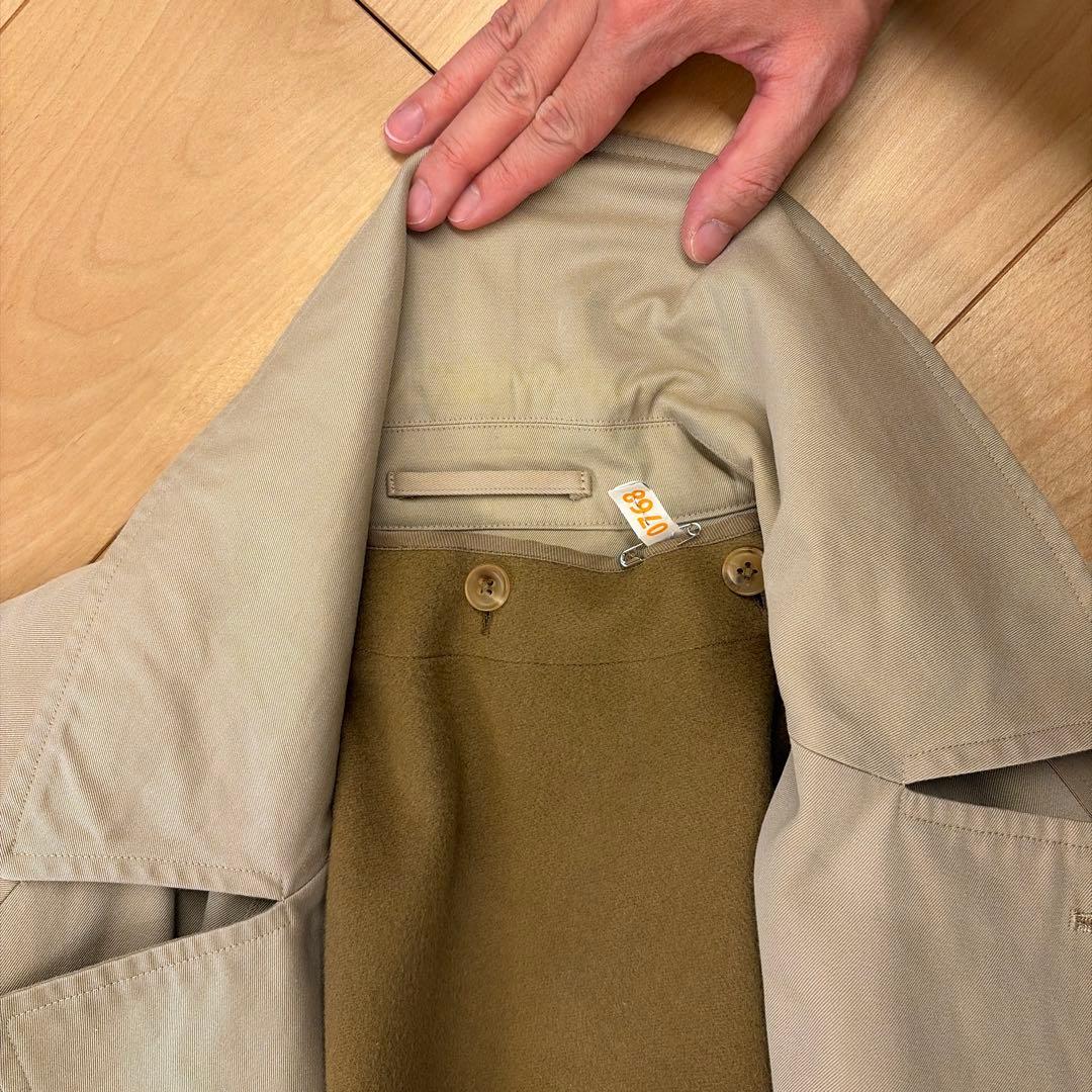 COMOLIのコットンギャバ　タイロッケンコート　 サイズ2