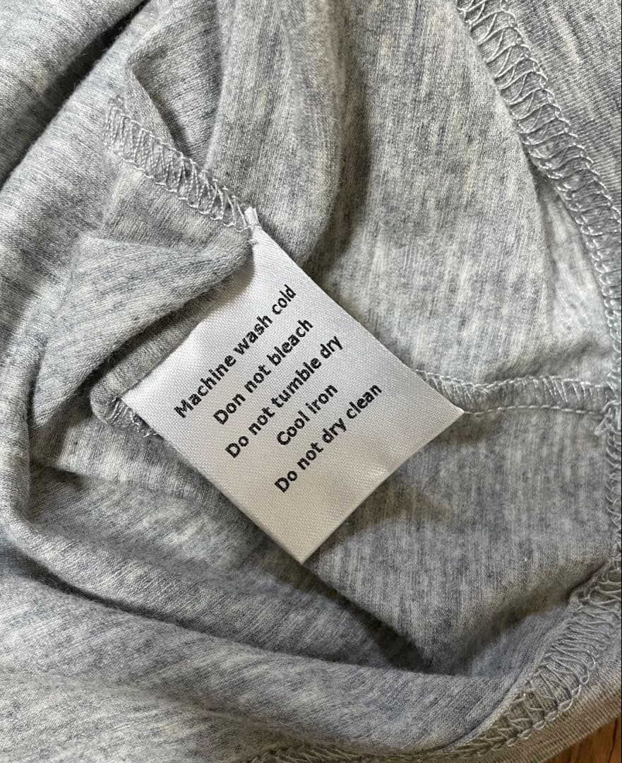 新品未使用 DiorHomme ロングTシャツ 44 XXS グレー 付属完備