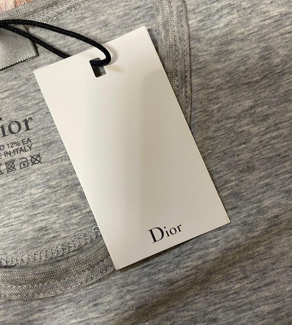 新品未使用 DiorHomme ロングTシャツ 44 XXS グレー 付属完備