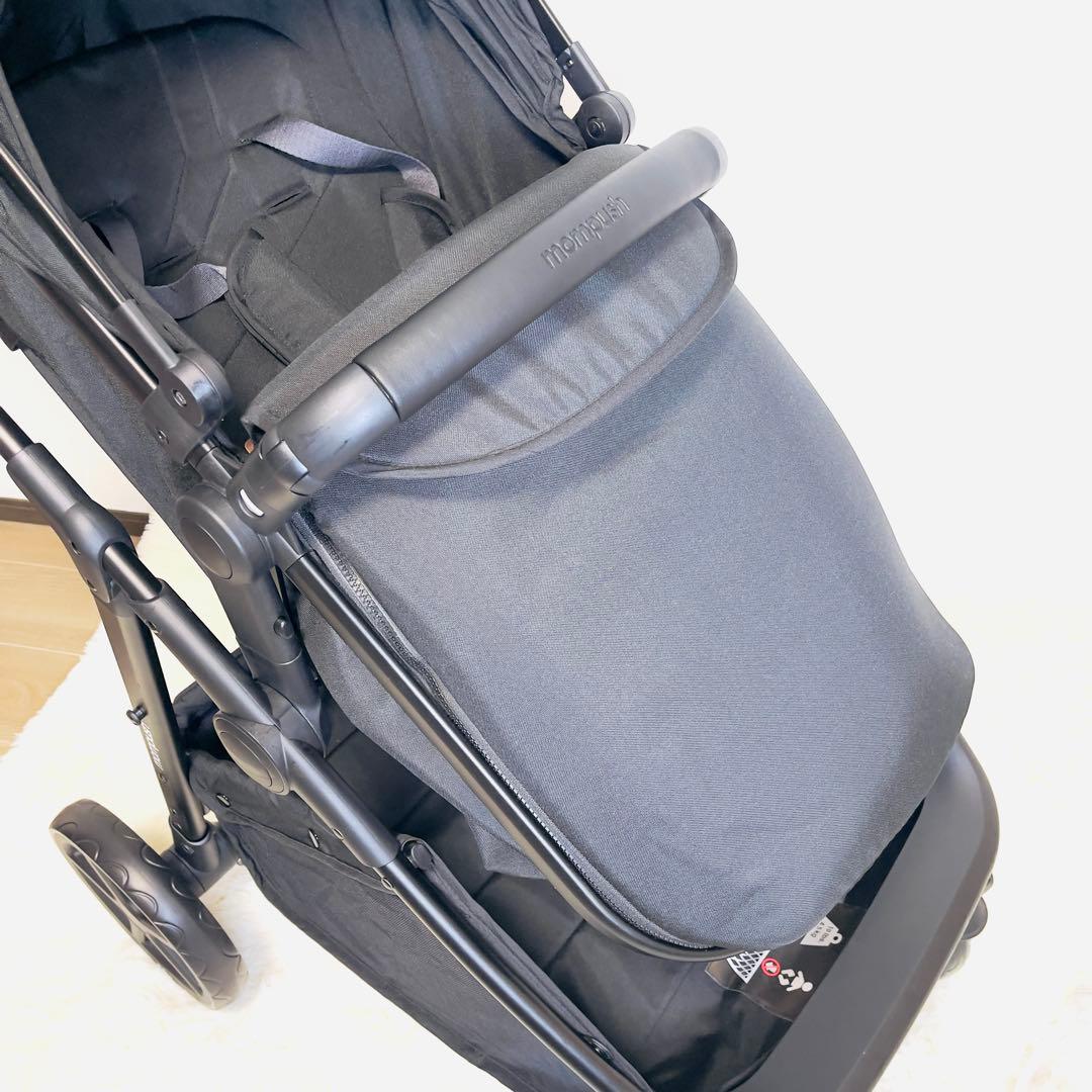【ほぼ未使用品】Mompush Wiz AB型 コンバーチブル ベビーカー 黒