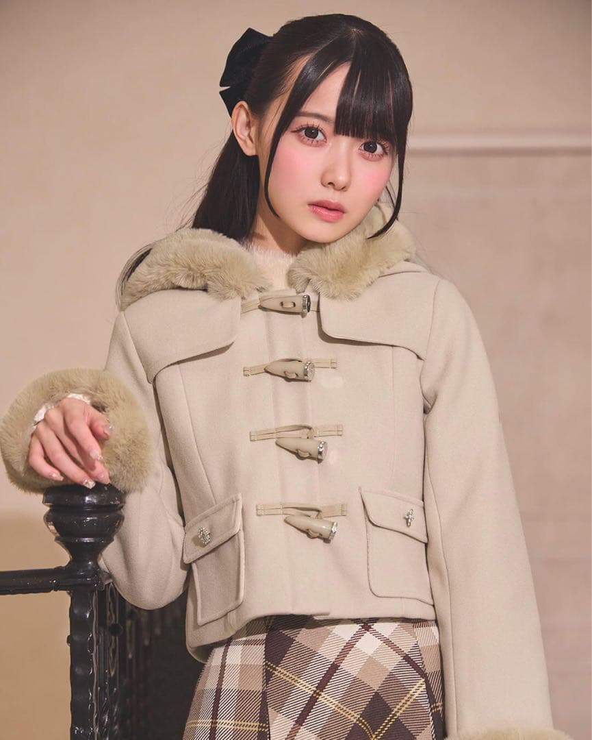 新品未使用　ミシェルマカロン　ショートダッフル　XS