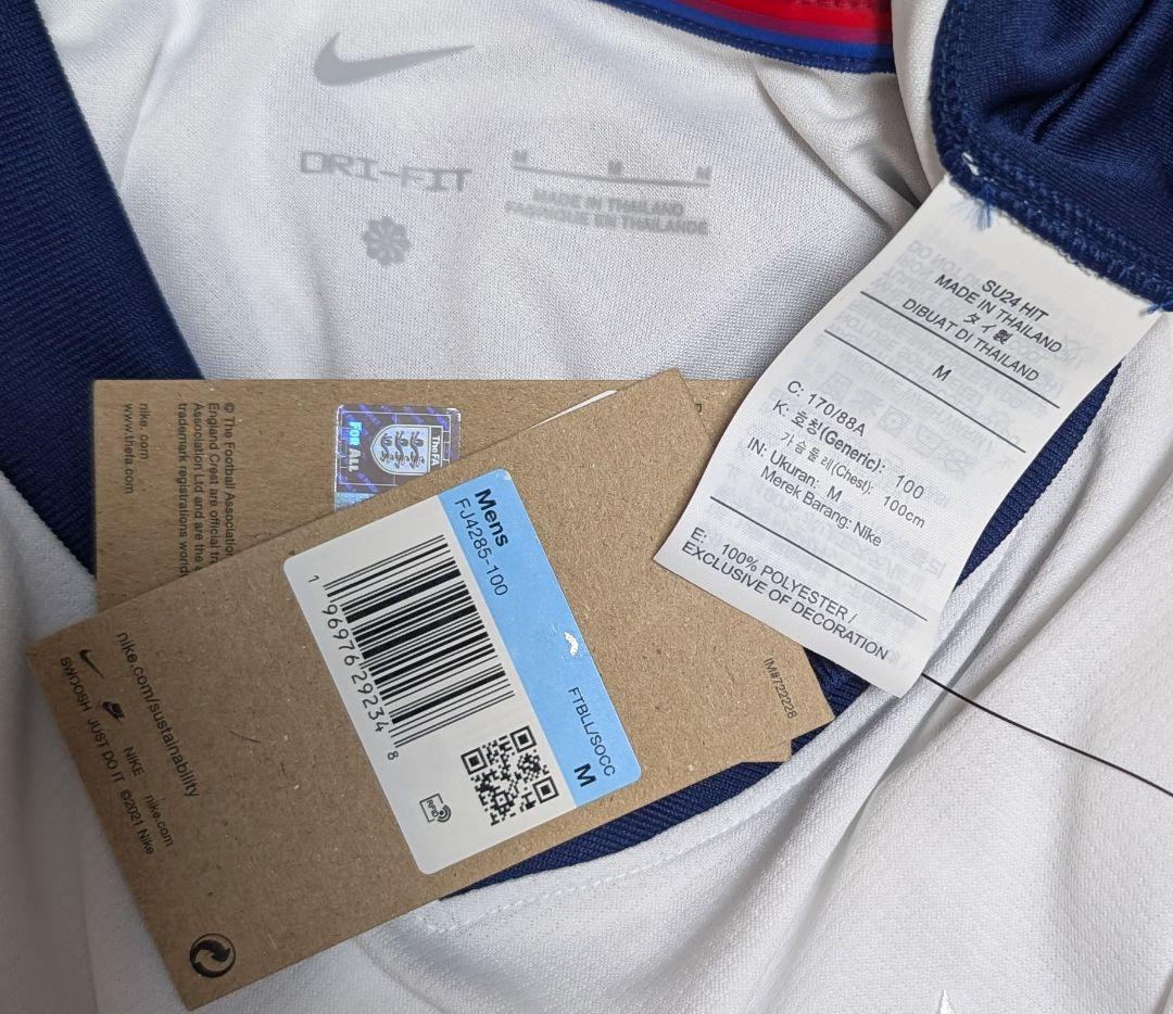 イングランド代表ユニフォーム　コール・パーマー選手　20番　フルパッチ　新品