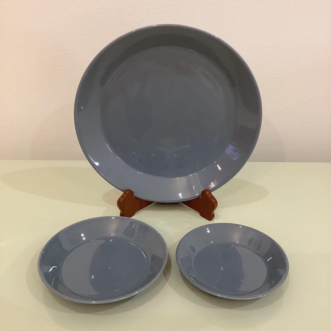 【廃盤】　アラビア イッタラティーマ　ダークグレープレート3枚