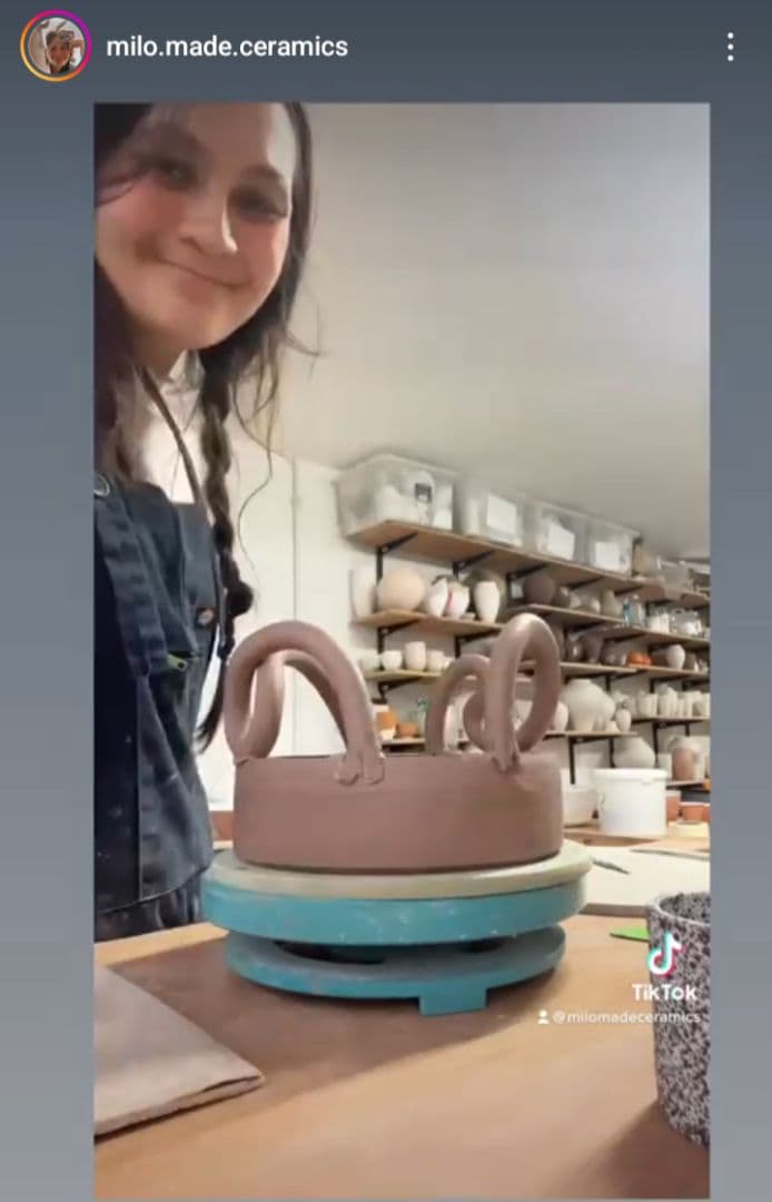 MILO MADE （ミロメイド）☆ユニークな陶器のオブジェ（フルーツボウル）