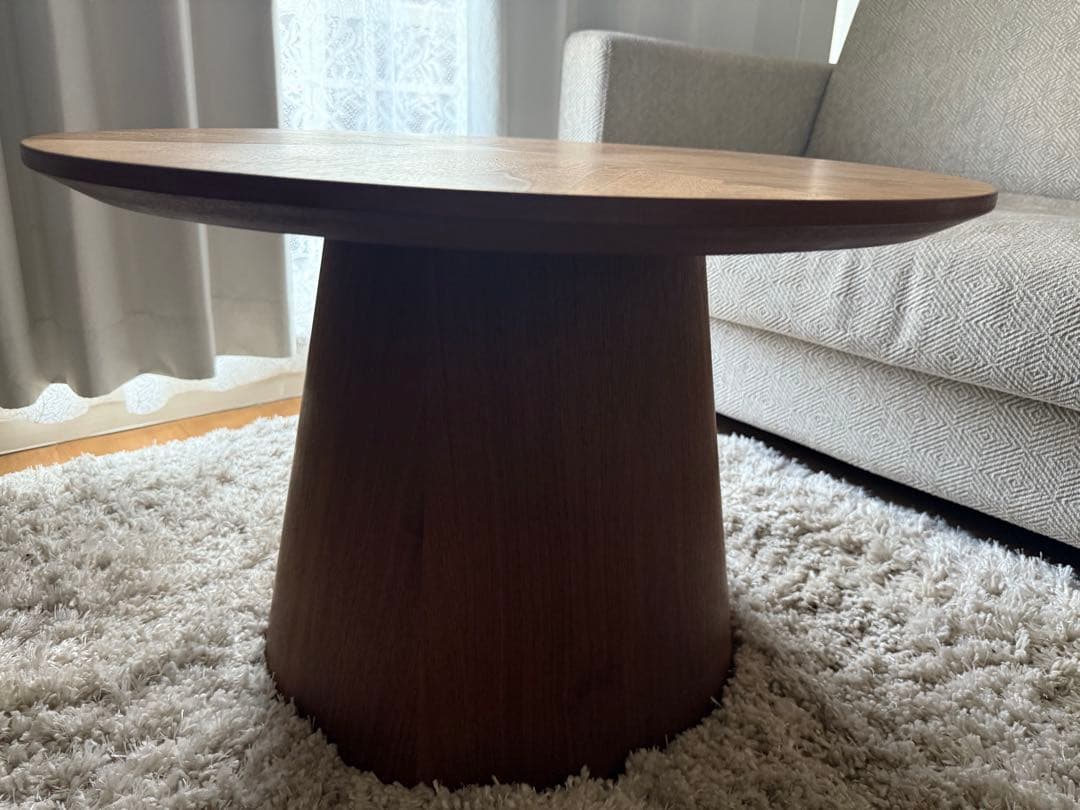 ラウンドテーブル　リビングテーブル　60cm 北欧　おしゃれ　木製