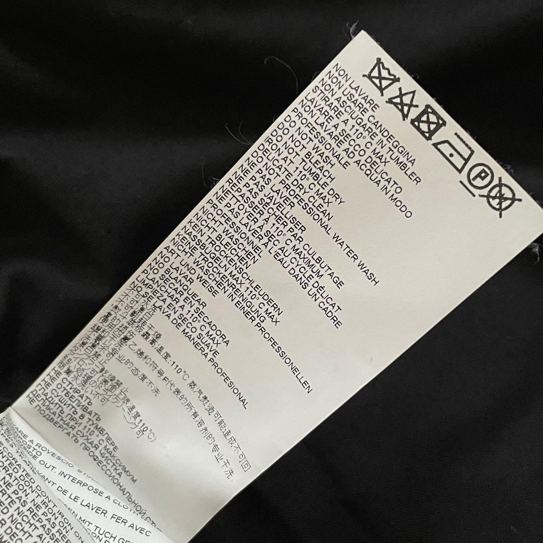 エムエムシックスメゾンマルジェラ コクーンコート ブラック