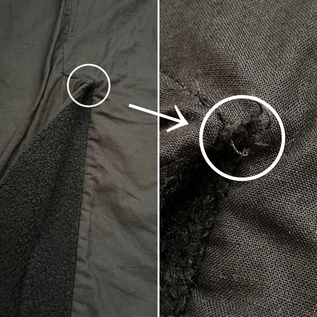 エムエムシックスメゾンマルジェラ コクーンコート ブラック