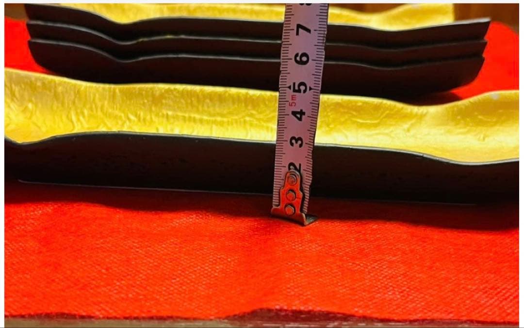 長皿　角皿　寿司皿　角長皿　寿司　向付　前菜　八寸　金4白2枚売り