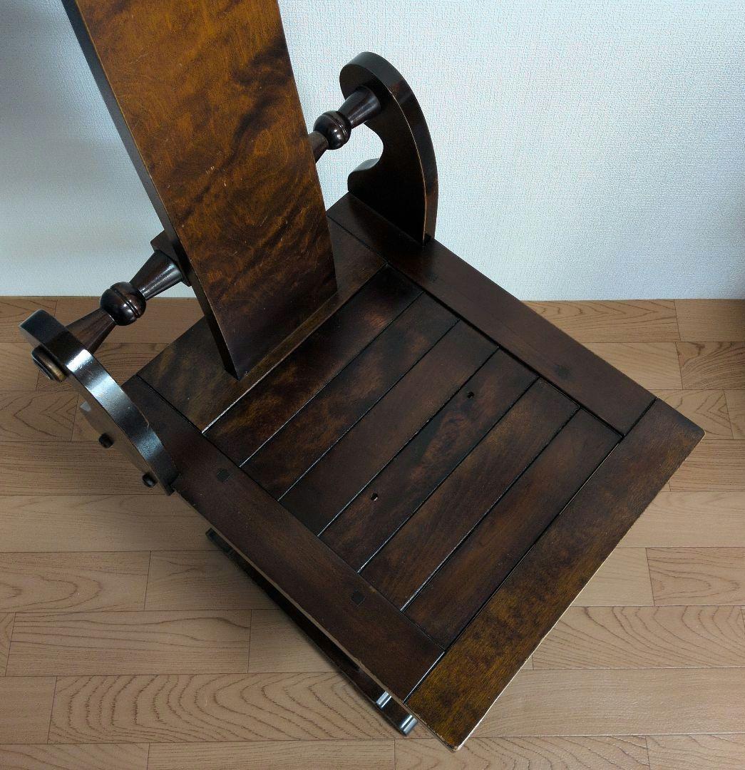 民芸家具木製椅子 背もたれ付き