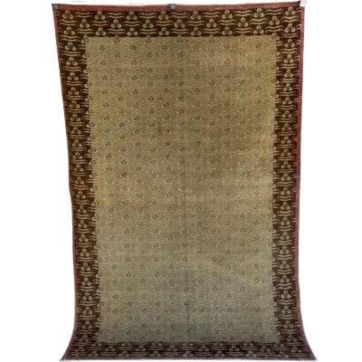 【訳アリ】トルコ ヴィンテージラグ A98 レア 最高級 カイセリ グレージュ