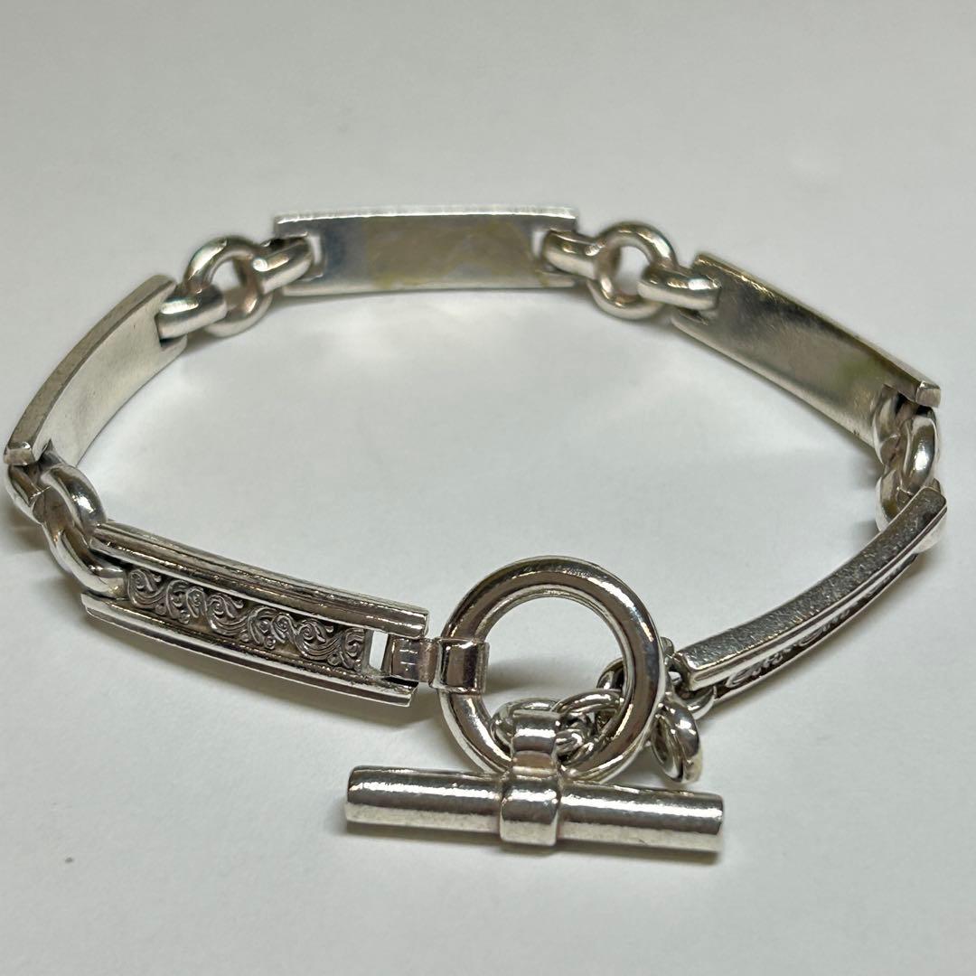 AQUASILVER Tバーブレスレット　アラベスク　etc223