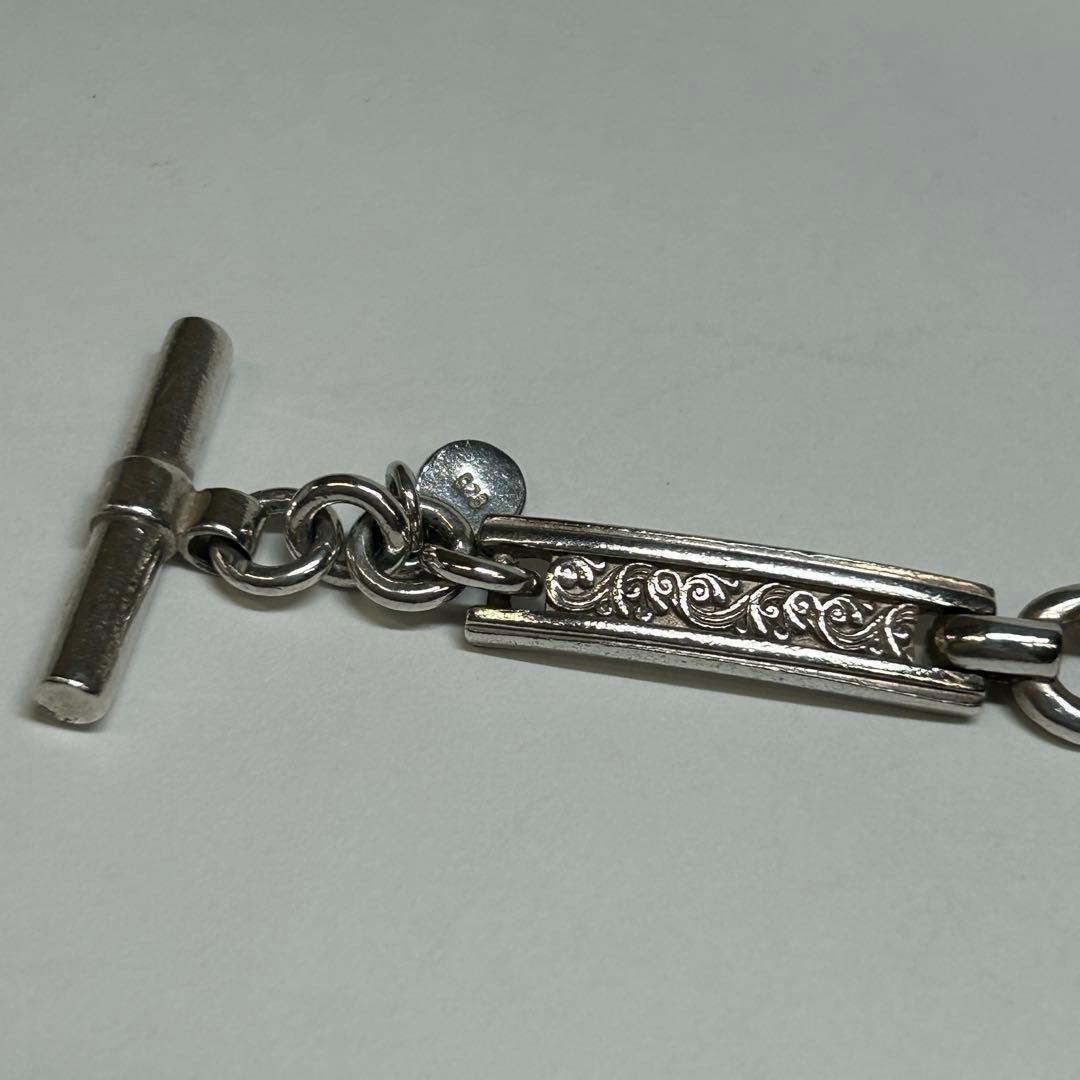 AQUASILVER Tバーブレスレット　アラベスク　etc223