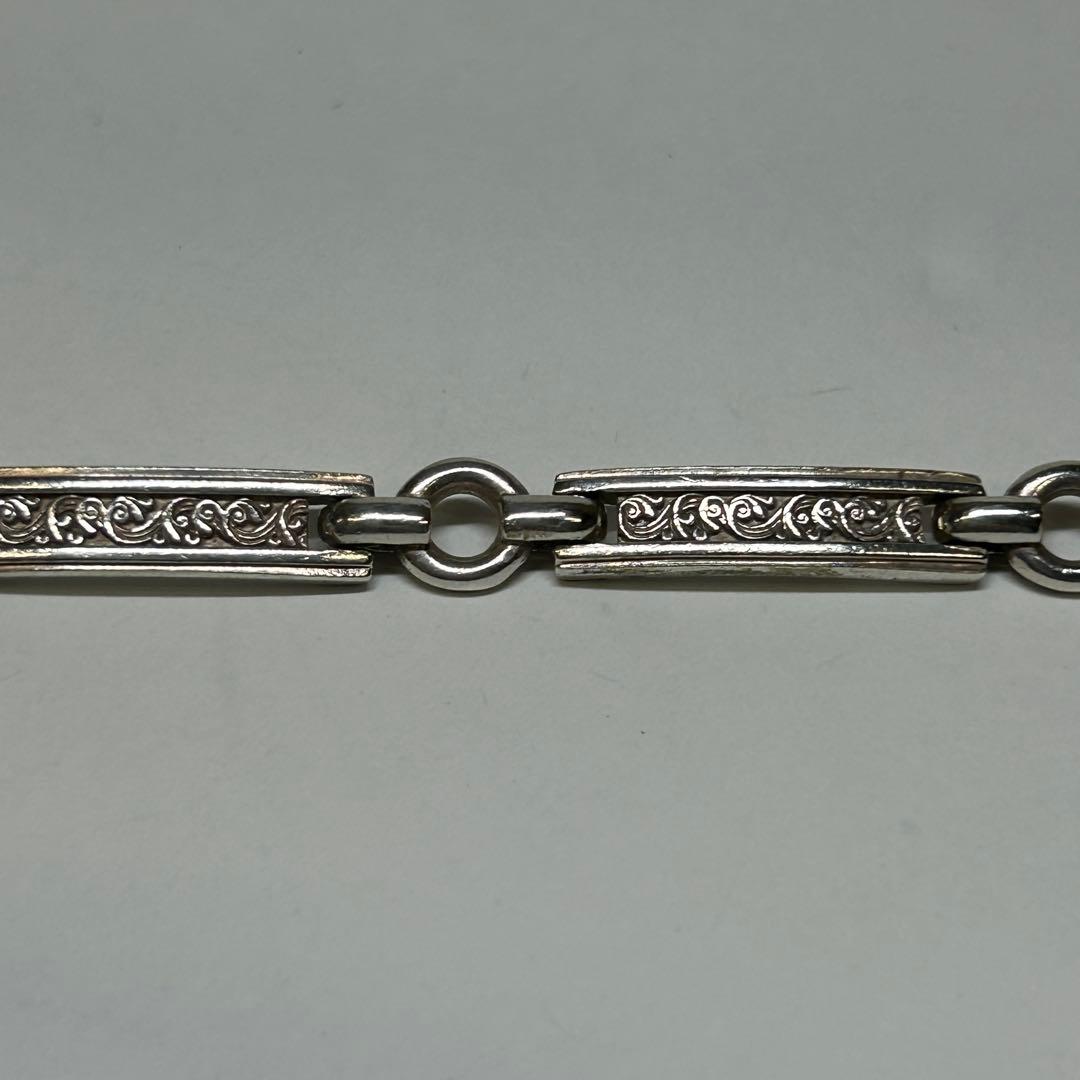 AQUASILVER Tバーブレスレット　アラベスク　etc223