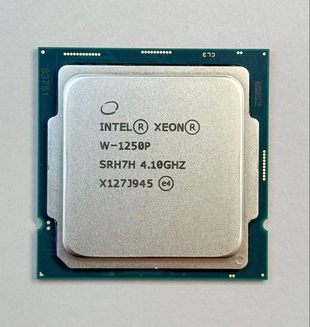 高性能CPU★Intel Comet Lake Xeon W-1250P