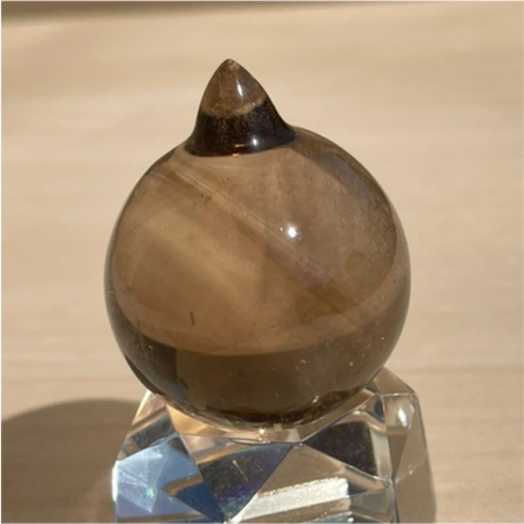 ガウリシャンカール産スモーキークォーツ　如意宝珠③