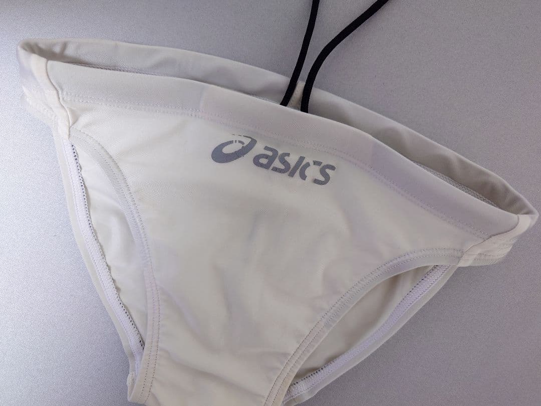 【お値下げ】asics アシックス 旧ロゴ 競パン ホワイト