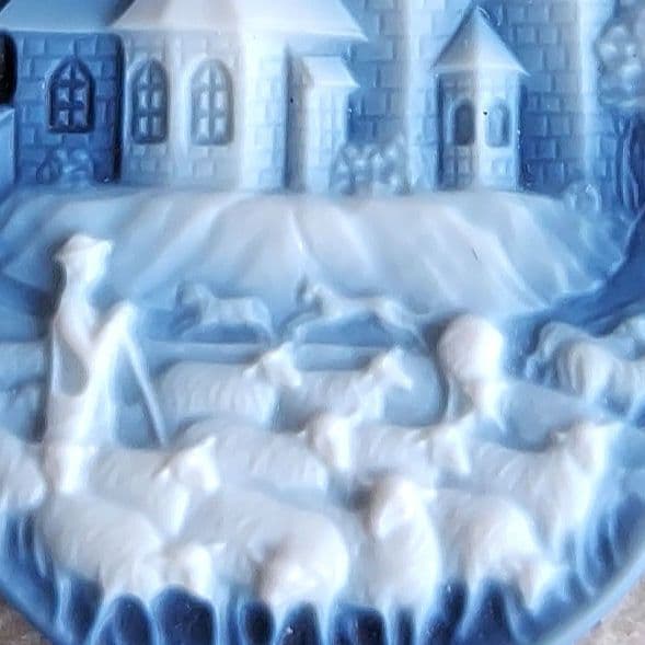 羊飼いと教会　ストーン　カメオ　ルース