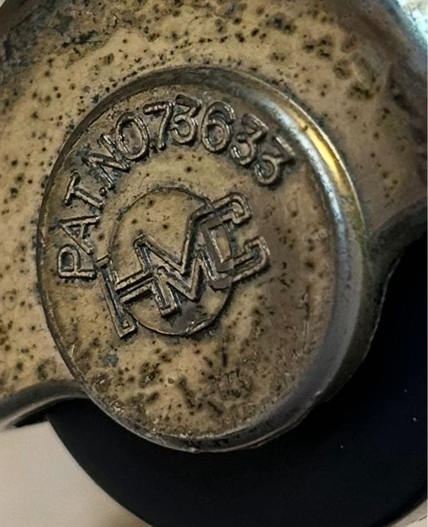 ヴィンテージ ミッドセンチュリー ガラス天板 真鍮キャスター HMC 薔薇