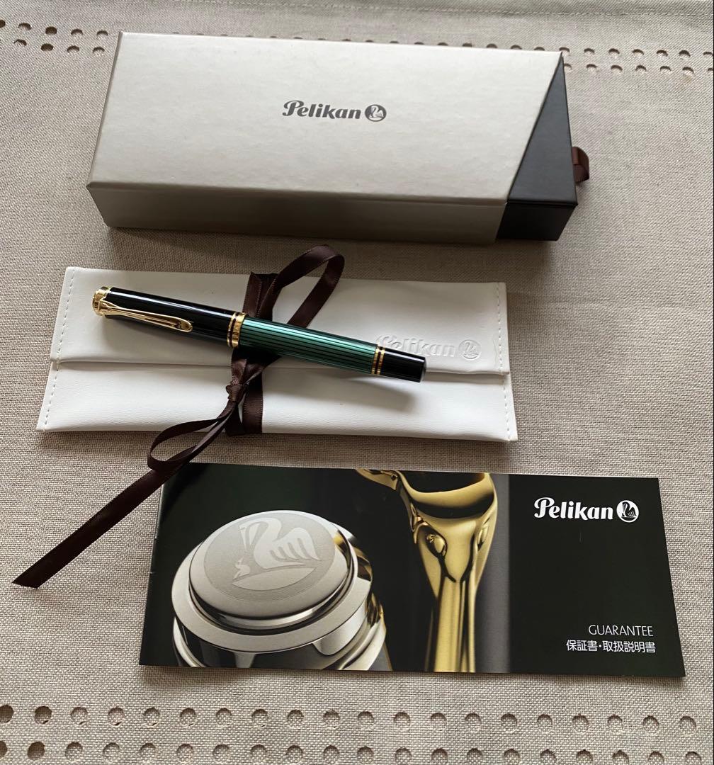 ペリカン Pelikan スーベレーンM400 緑稿　EF 万年筆