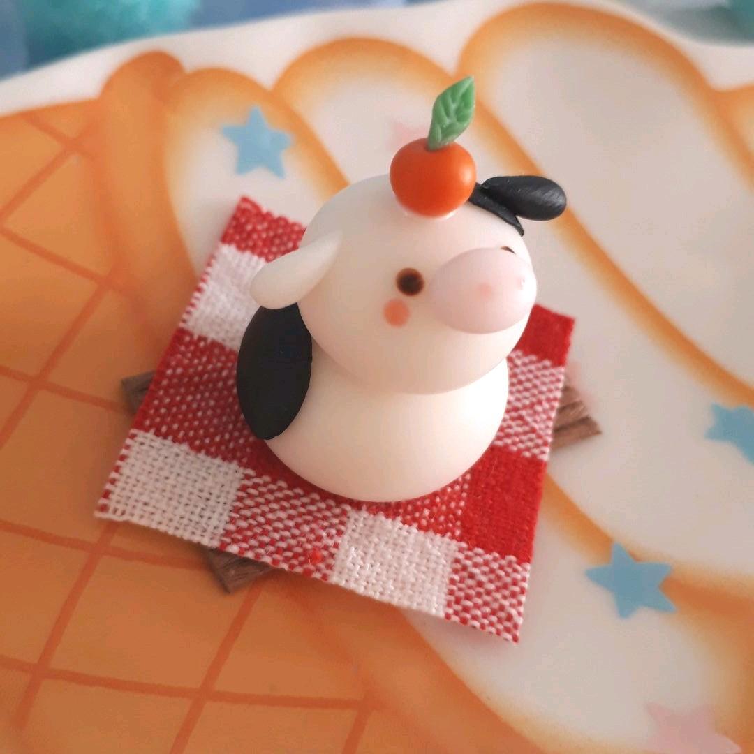 鏡餅の牛さん♡干支