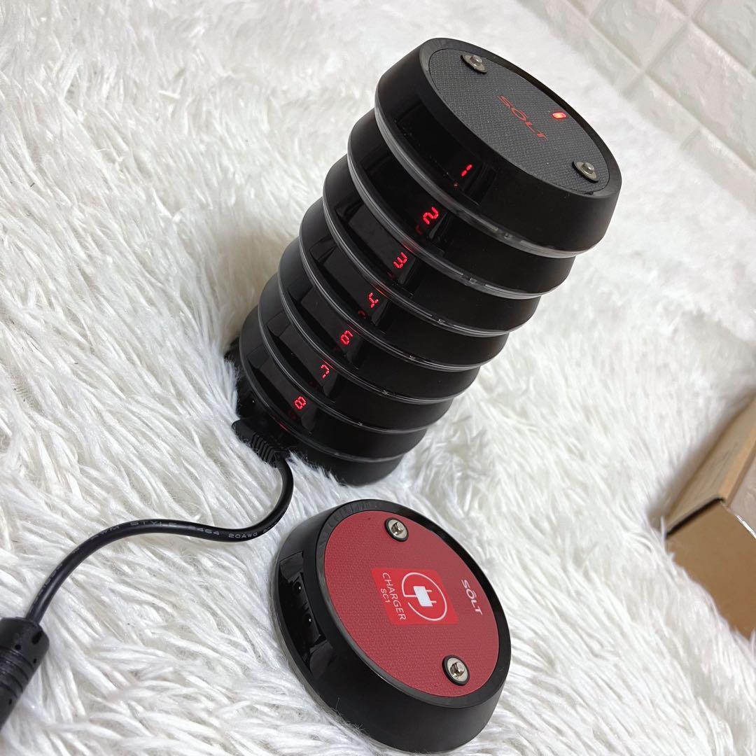 SOLT SQ100 ワイヤレスチャイム 送信機2台+充電器2台+受信機7台