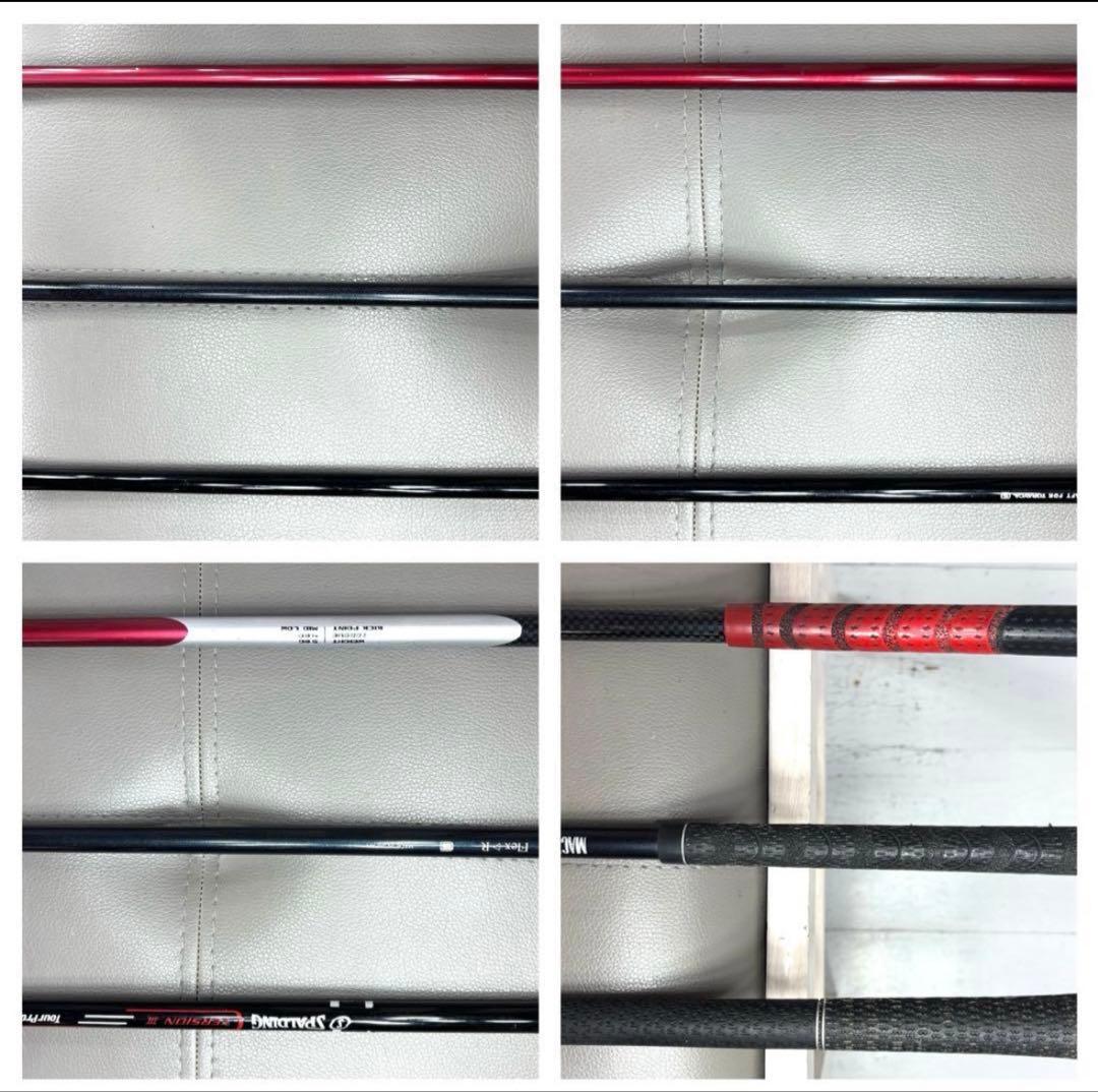 ゴルフクラブ　セット 赤/白 キャディバッグ付き