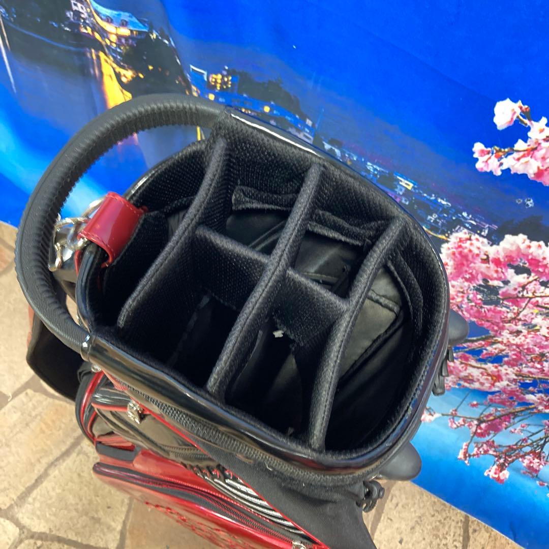 寶BU-1089 BRIDGESTONE スタンド式 キャディバッグ レッド